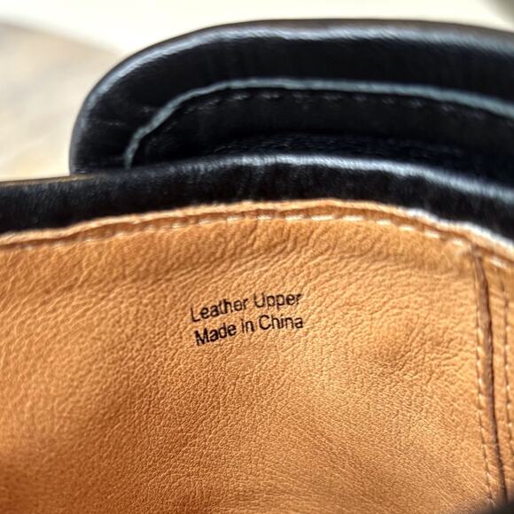 L.A.M.B by Gwen Stefani Nathan Leather Tassle Platform Ankle Booties Size 10 M - Picture 9 of 10